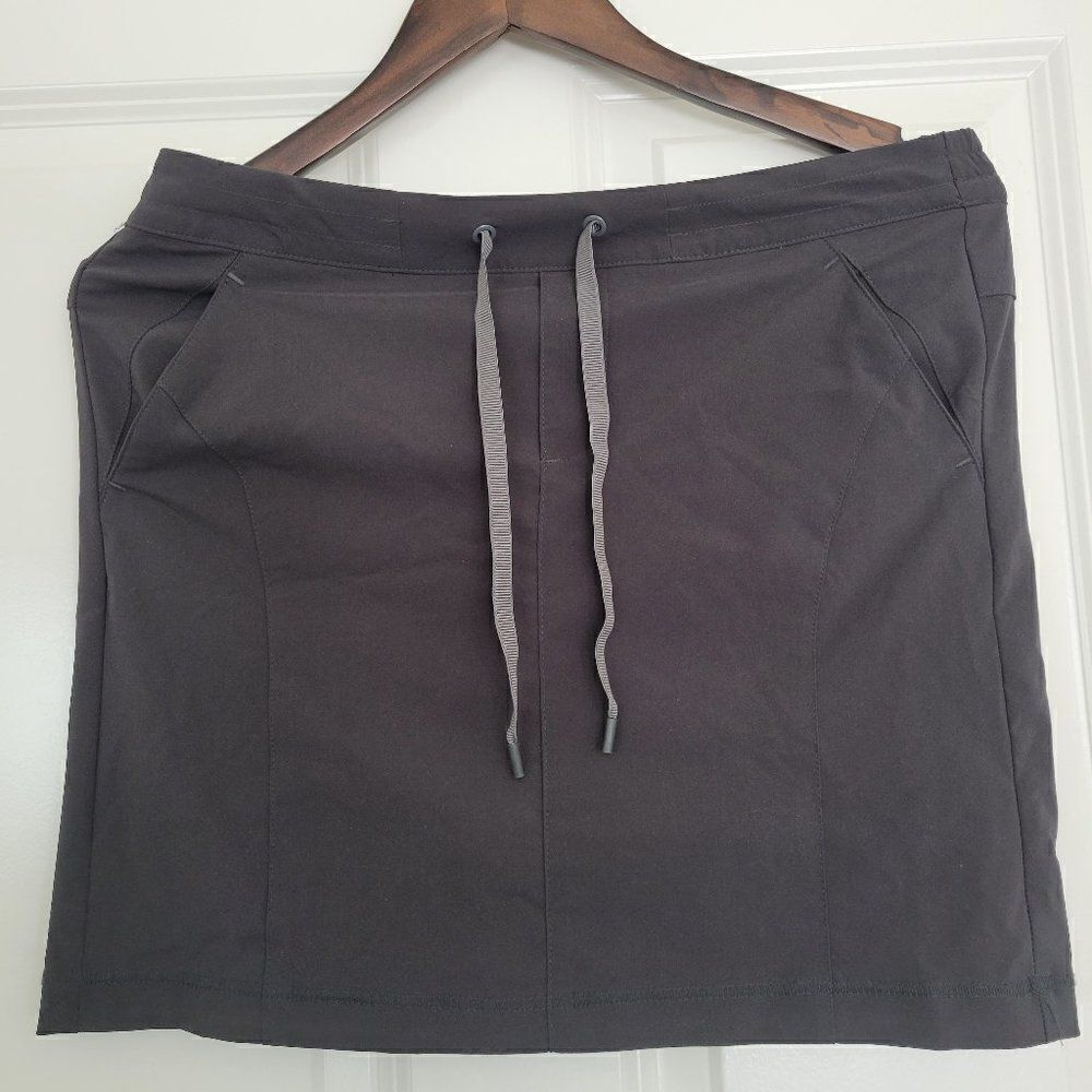 Eddie Bauer Motion Radius Athletic Drawstring Navy Golf Skort Skirt XS